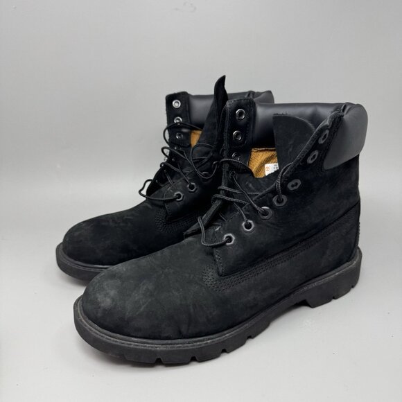 Timberland Premium 6-Inch Waterproof Boot Black  Men’s Size 8M - Picture 3 of 9